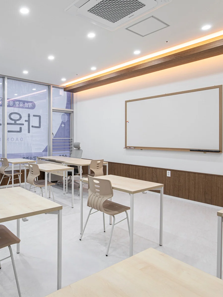 일반 보습형 학원 인테리어